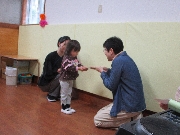 親子クラス　修了証書授与式